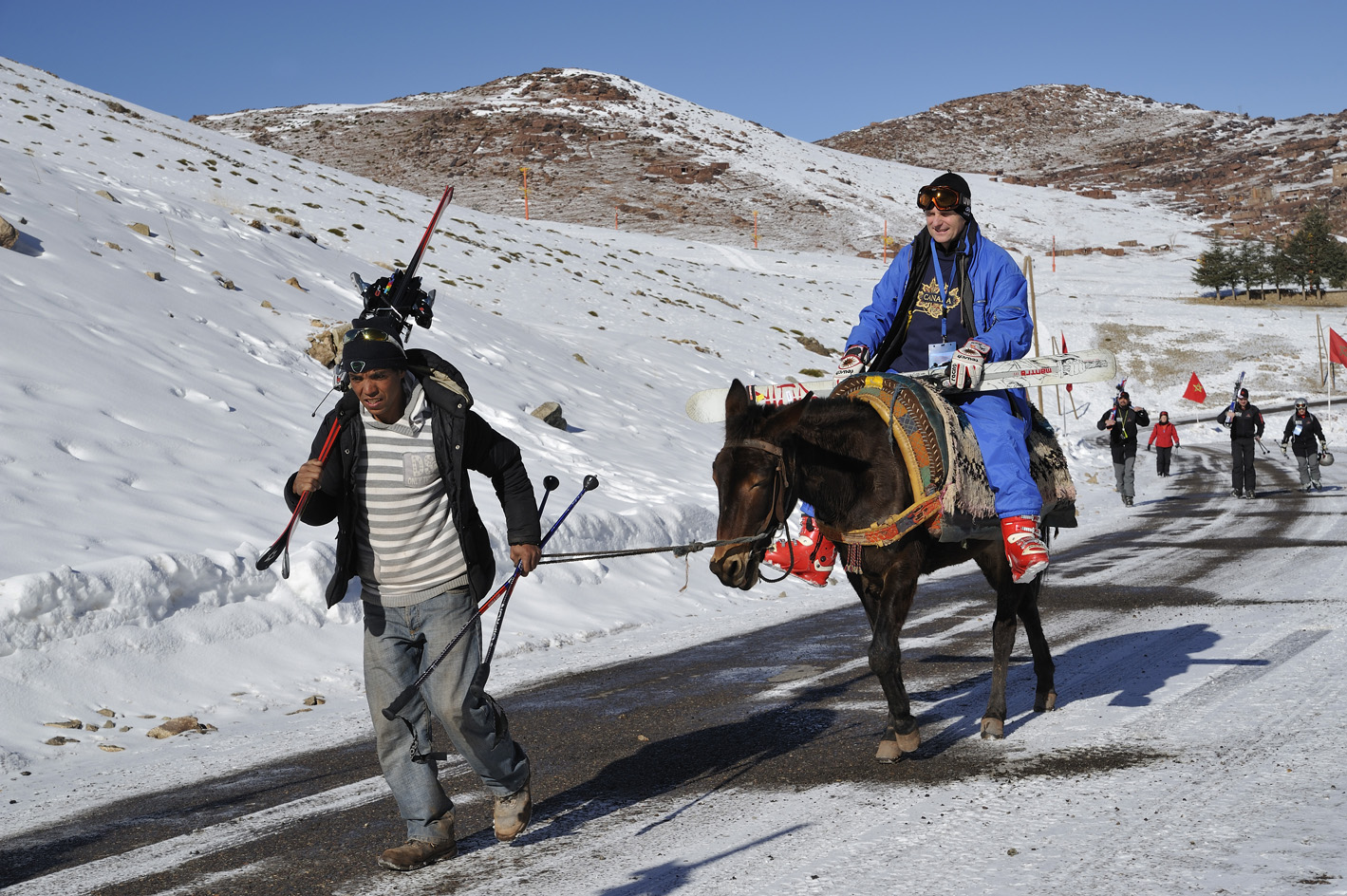 Marocco-La stazione sciistica dell’Oukaimeden-